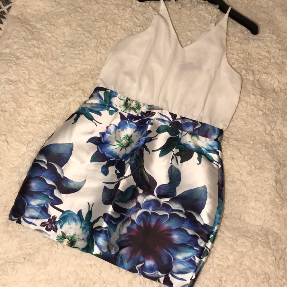 2 in 1 Mini Printed Floral Skirt Dress AX Paris